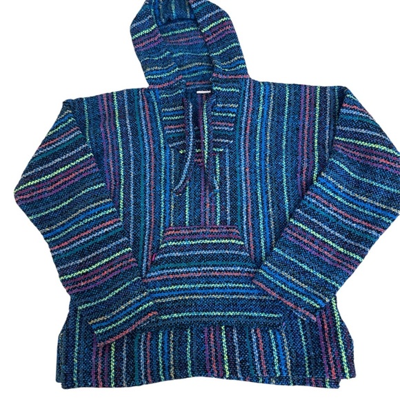 Colorful Striped Women's Hoodie - Picture 2 of 9